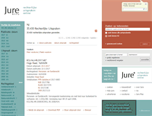 Tablet Screenshot of nj.jure.nl