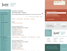 Tablet Screenshot of gerechtshofamsterdam.jure.nl